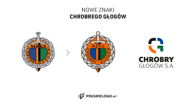 Chrobry Głogów logo klubu